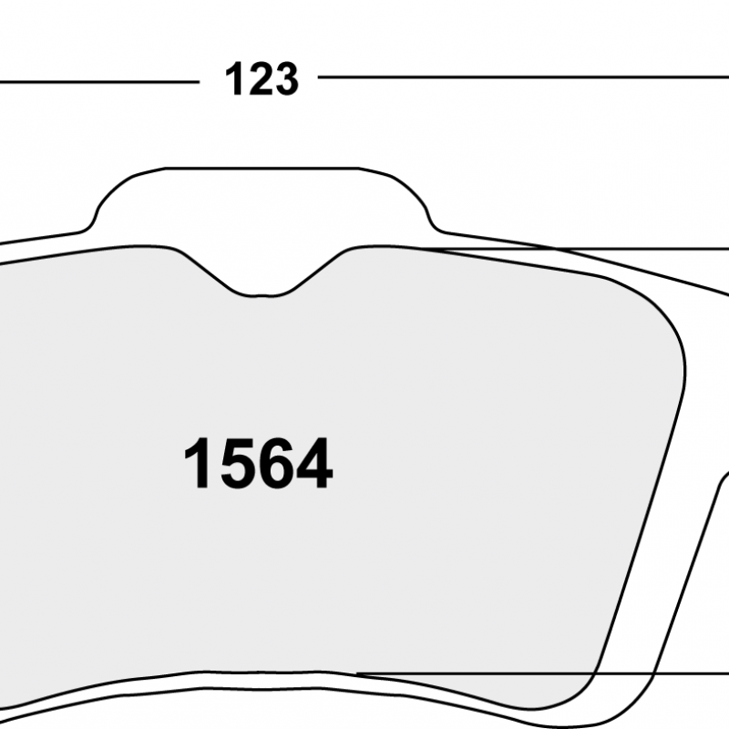 Street brake pads - Ford C-Max, Escape,
Focus + Transit Connect
rear pad